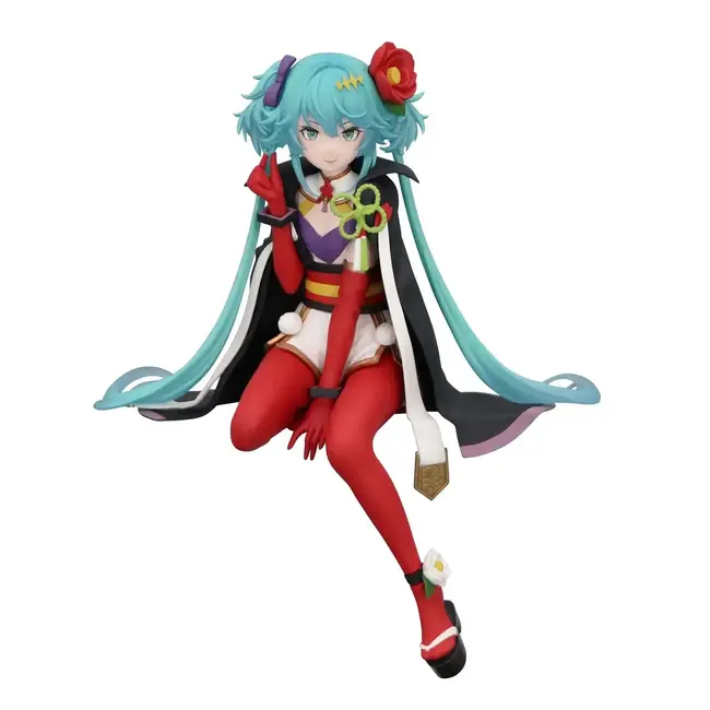 Hatsune Miku Furyu 6-Inch Noodle Stopper | Flower Camellia