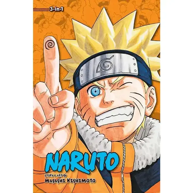 Naruto (3-in-1 Edition), Vol. 8 By Masashi Kishimoto