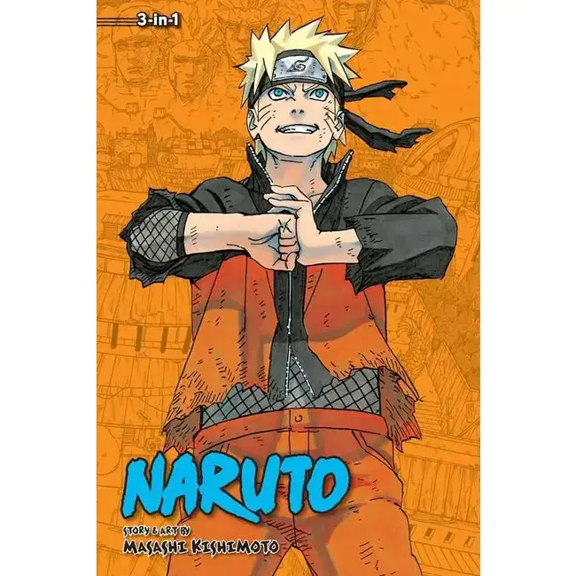 Naruto (3-in-1 Edition), Vol. 22 By Masashi Kishimoto