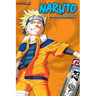 Naruto (3-in-1 Edition), Vol. 4 By Masashi Kishimoto
