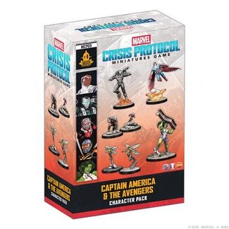 Atomic Mass Games Marvel: Crisis Protocol – Captain America & The Avengers Character Pack