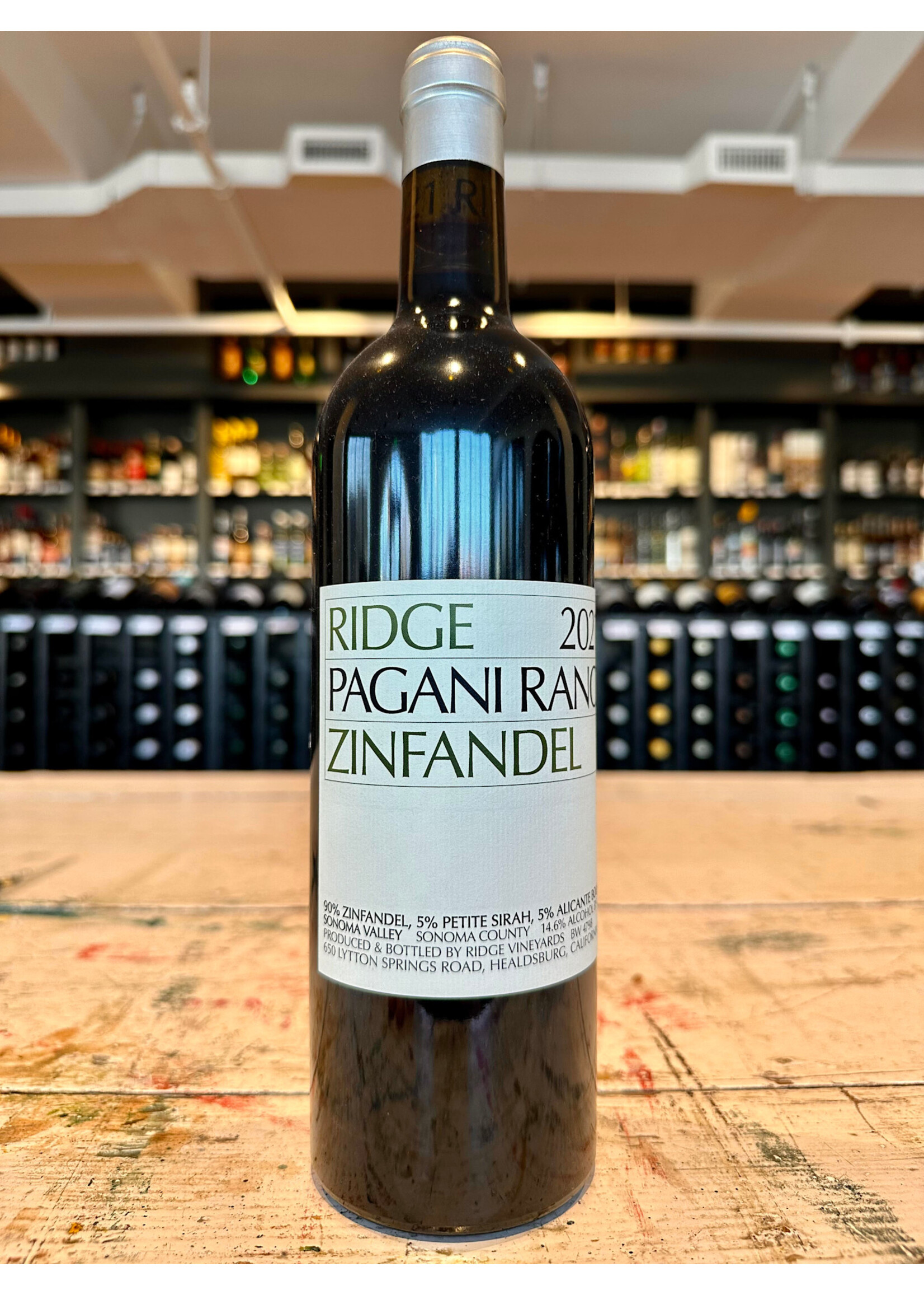 Ridge Pagani Ranch Zinfandel - 750 ML