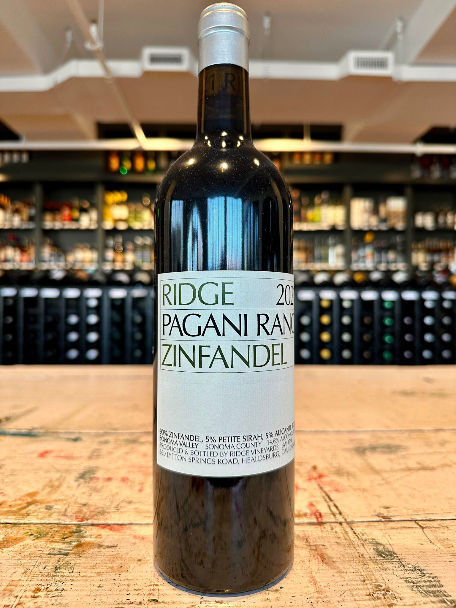 Ridge Pagani Ranch Zinfandel - 750 ML - Central Bottle