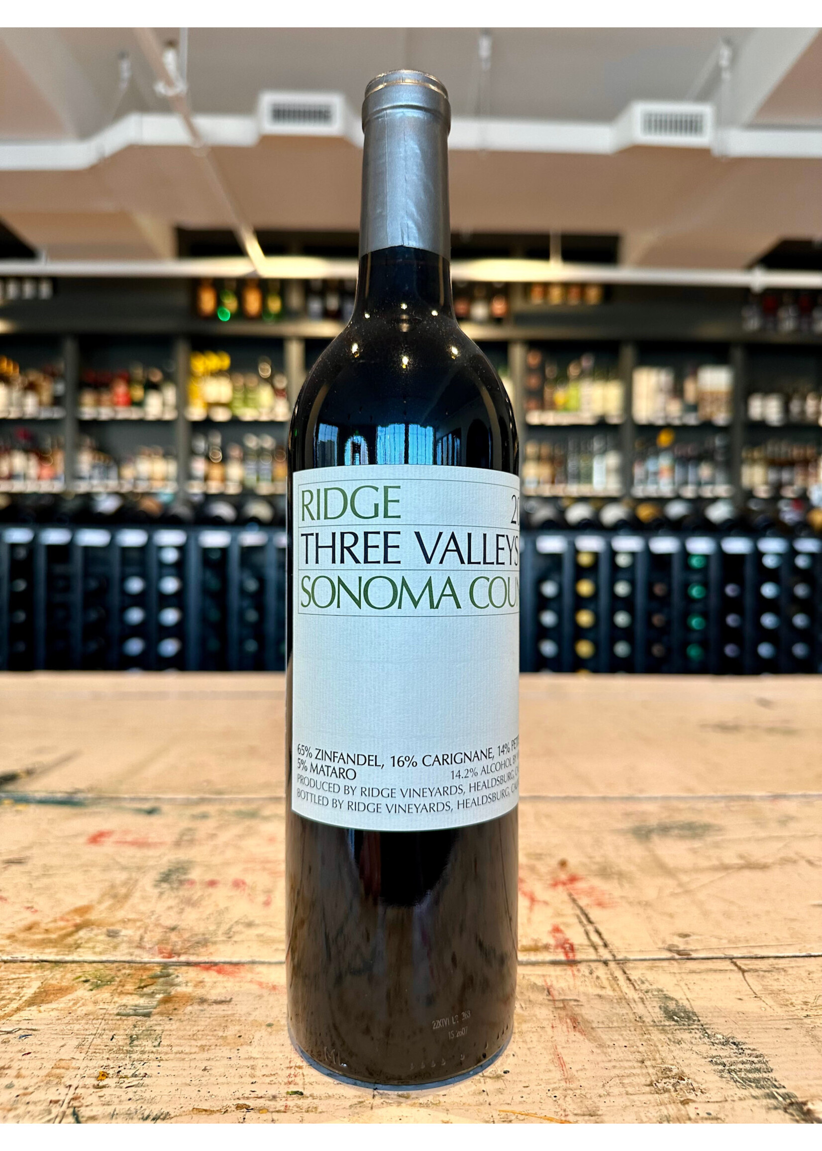 Ridge Three Valleys Zinfandel Blend - 750 ML