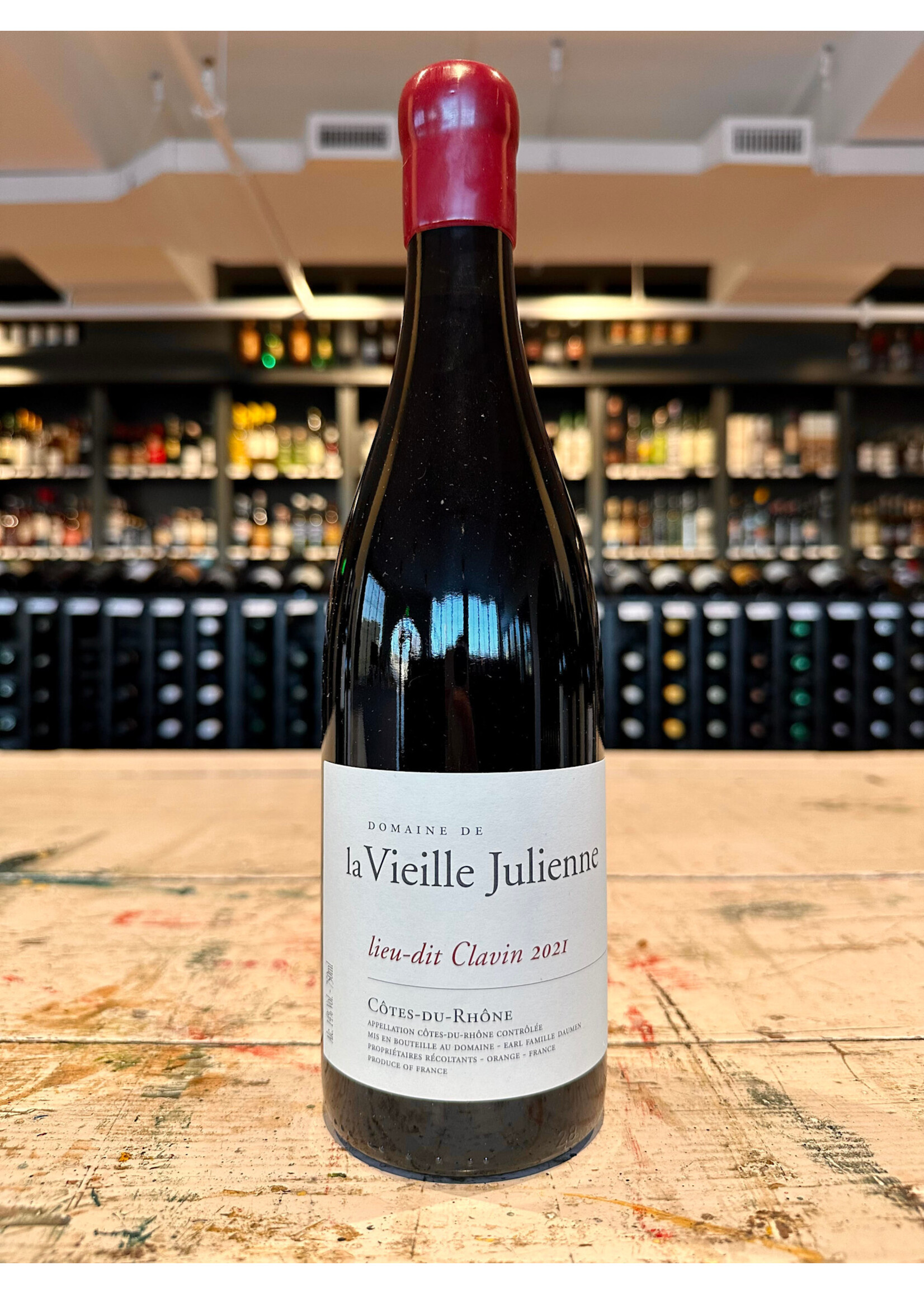 Domaine de la Vieille Julienne lieu-dit Clavin Cotes-du-Rhone Rouge - 750 ML
