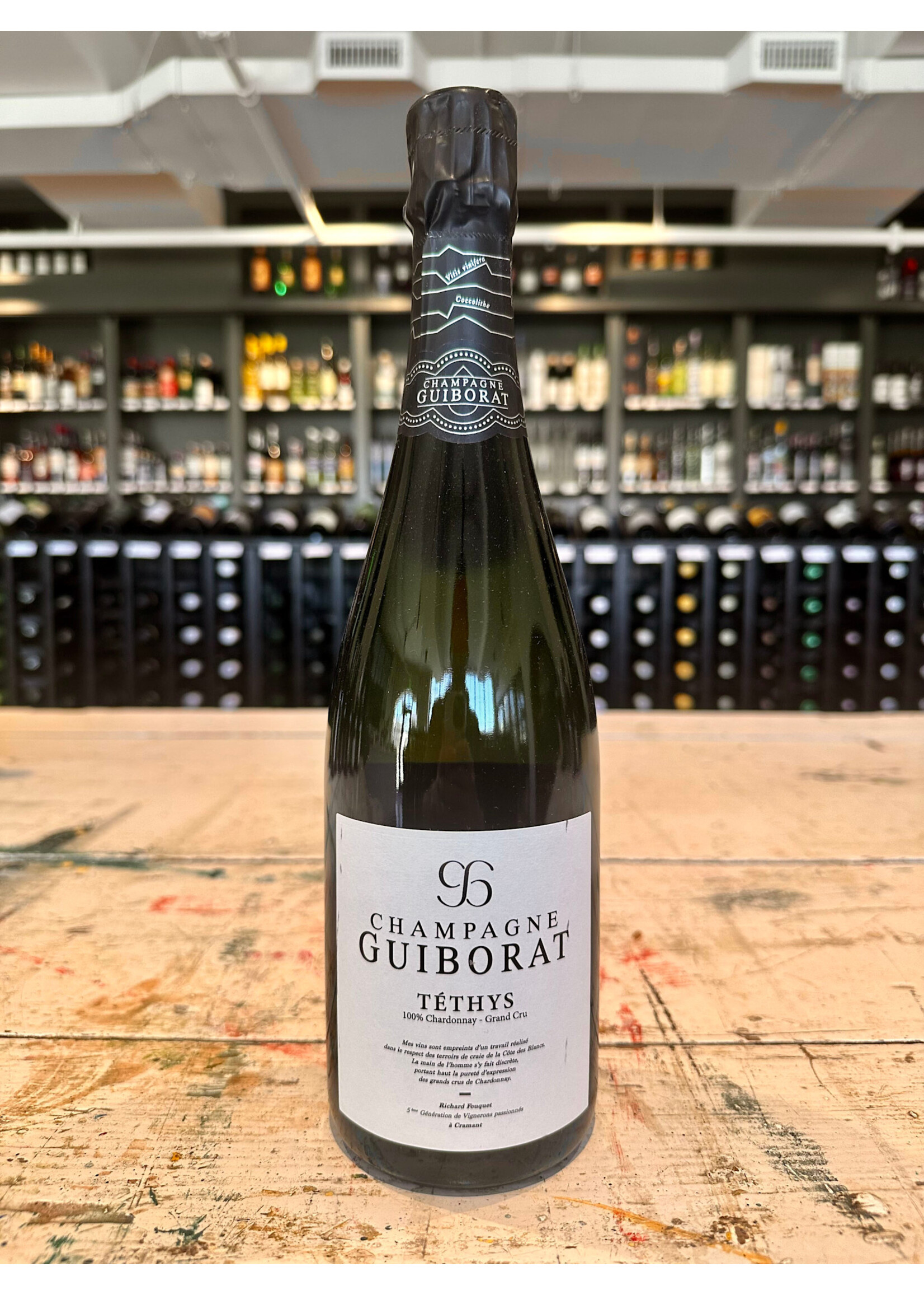 Champagne Guiborat Tethys Blanc de Blancs Grand Cru Extra Brut - 750 ML