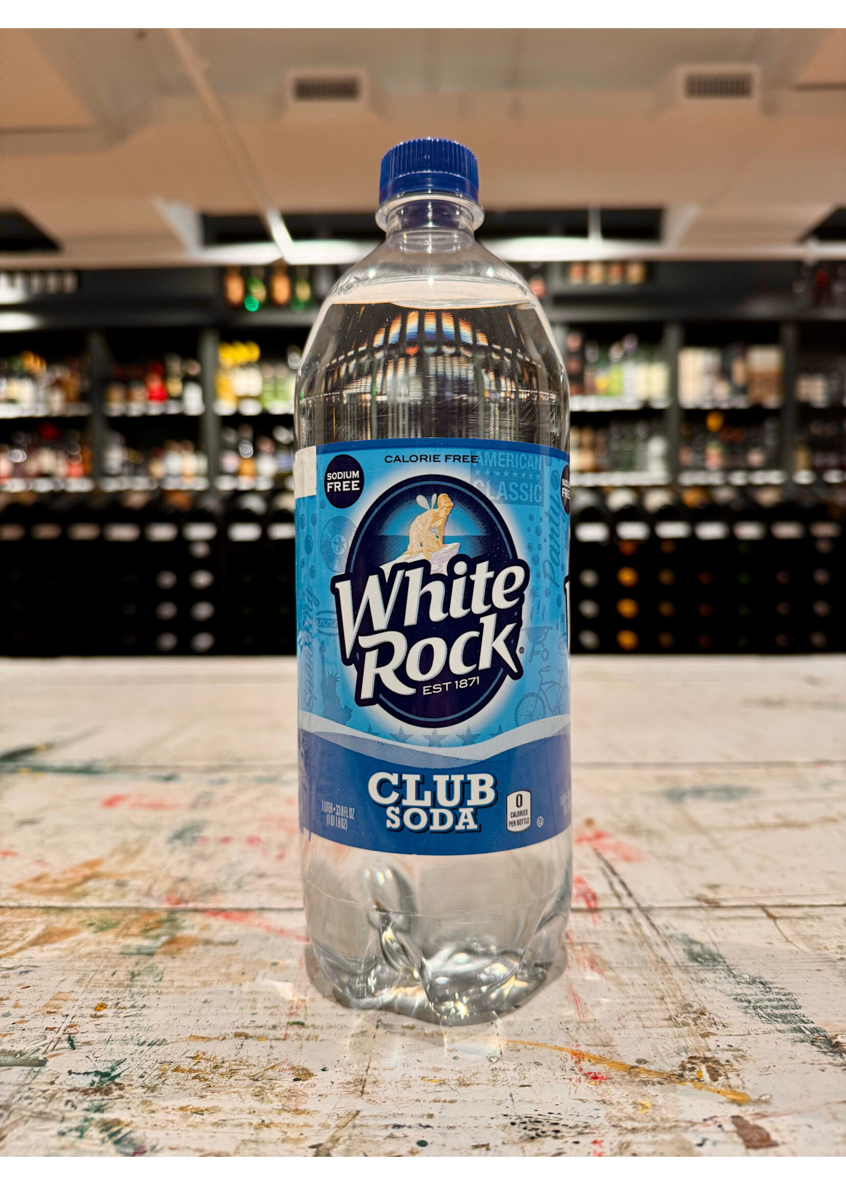 White Rock Club Soda - 1 Liter