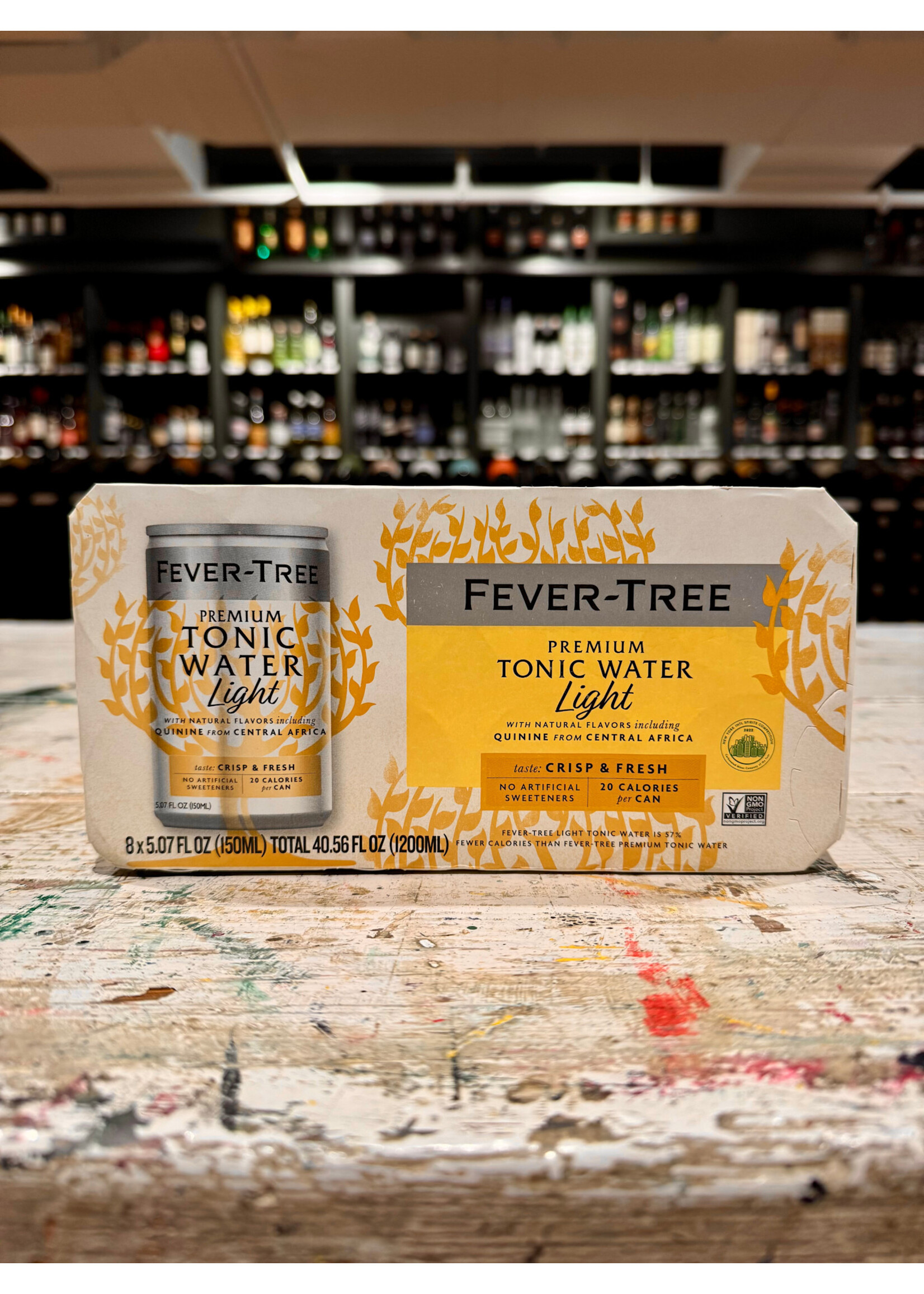 Fever Tree Light Tonic Water Cans - 8x150 ML