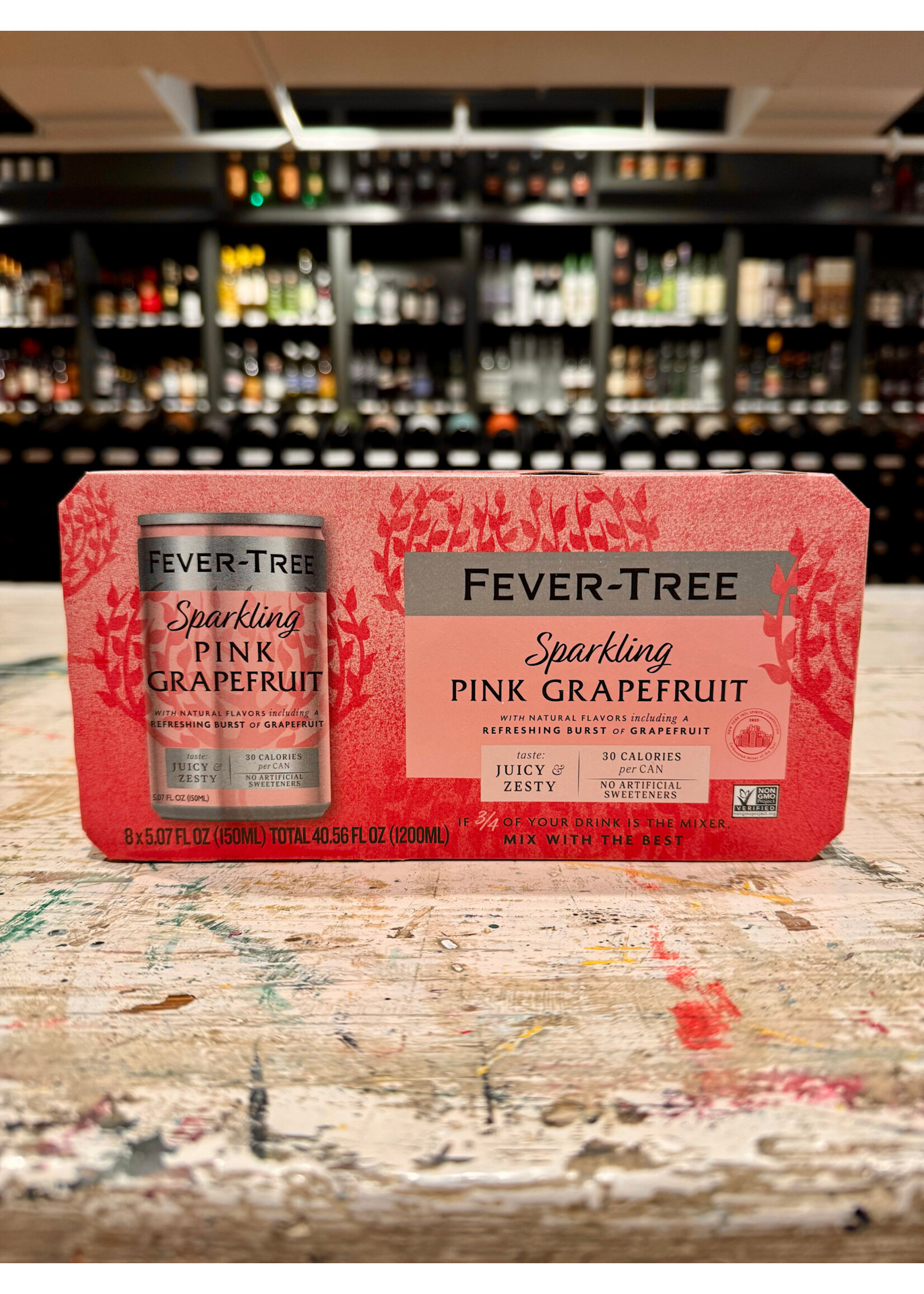 Fever Tree Sparkling Pink Grapefruit Cans - 8x150 ML