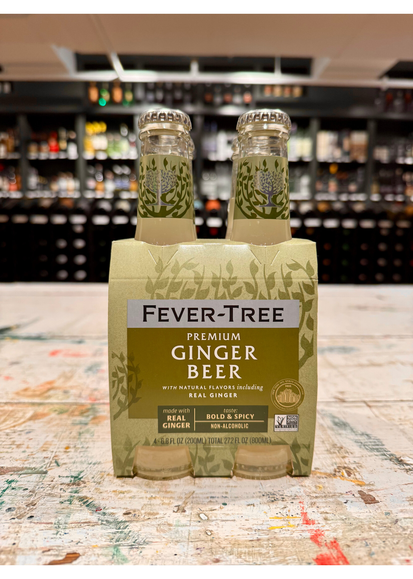 Fever Tree Ginger Beer Bottles - 4x200 ML