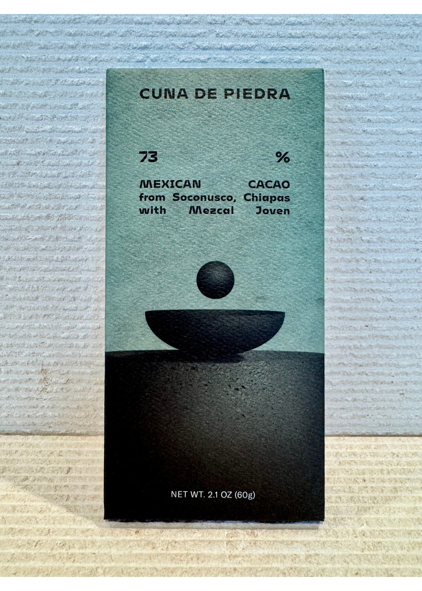 Cuna de Piedra Soconusco Chiapas w/ Mezcal Joven Chocolate - 2.1 oz