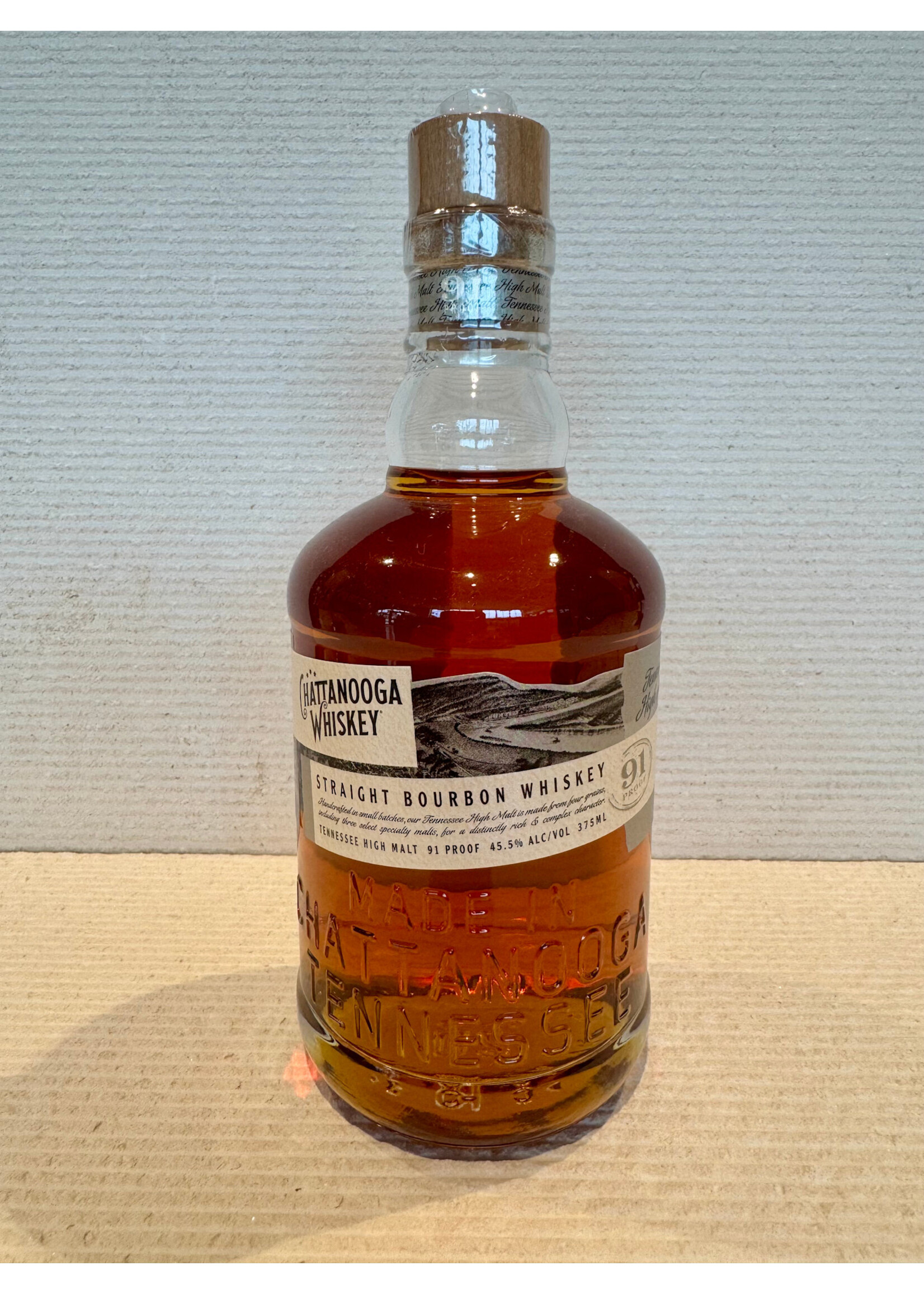 Chattanooga Whiskey 91 Proof Bourbon Pint - 375 ML