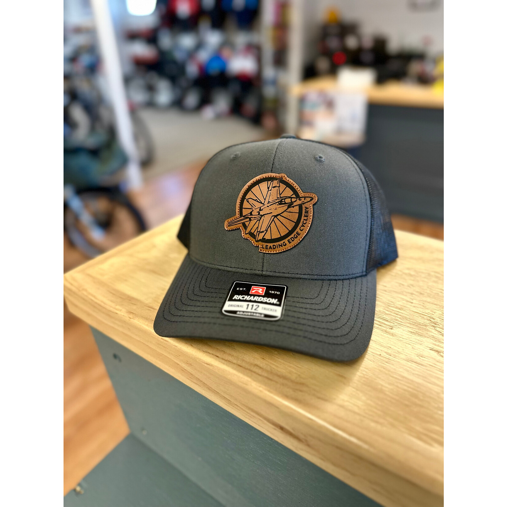 Richardson 112 Trucker Hat Charcoal/Black