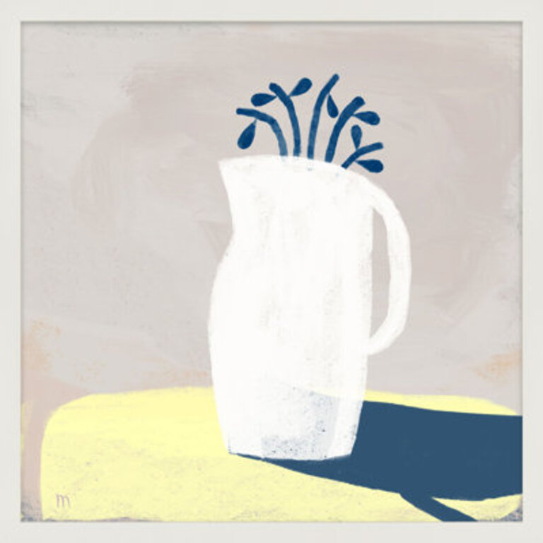In Full Light By Studiom - Framed Wall Art Format: White, Size: 24" H x 24" W x 1.25" D