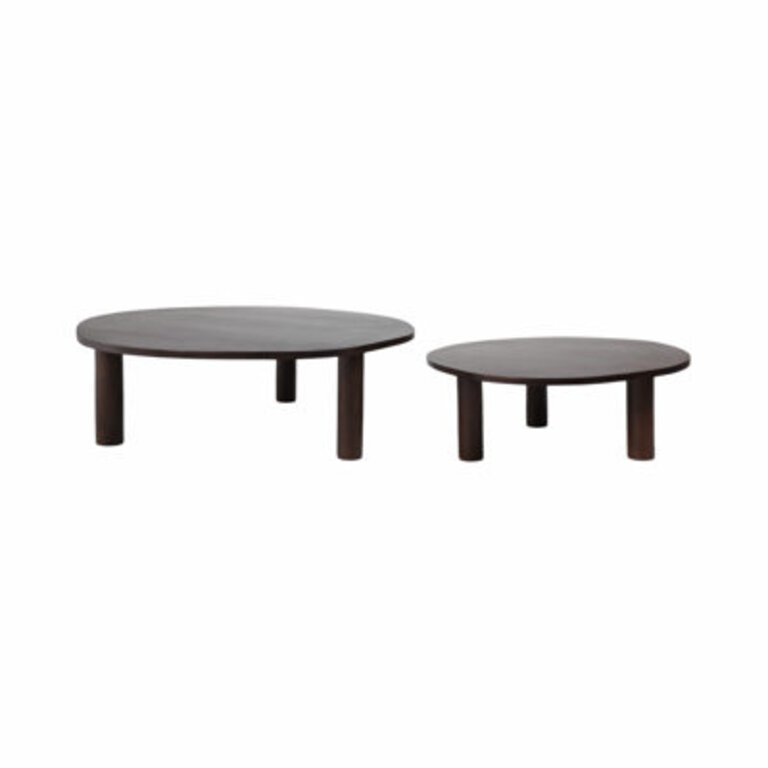 Calvin Nesting Wooden Coffee Tables, Set of 2 - 47" x 47" x 16"