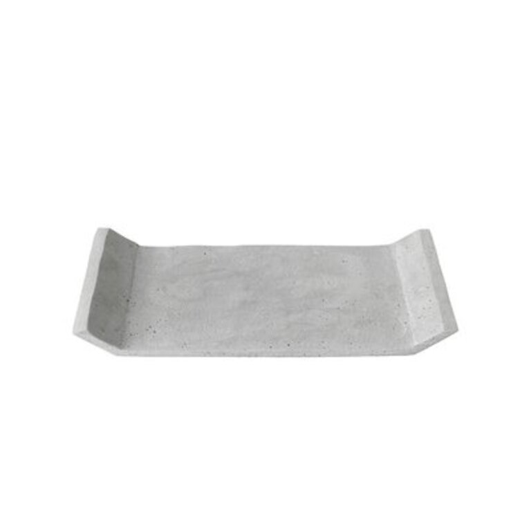 Coffee Table Tray Size: 1" H x 11.63" W x 7.9" D, Color: Light Gray