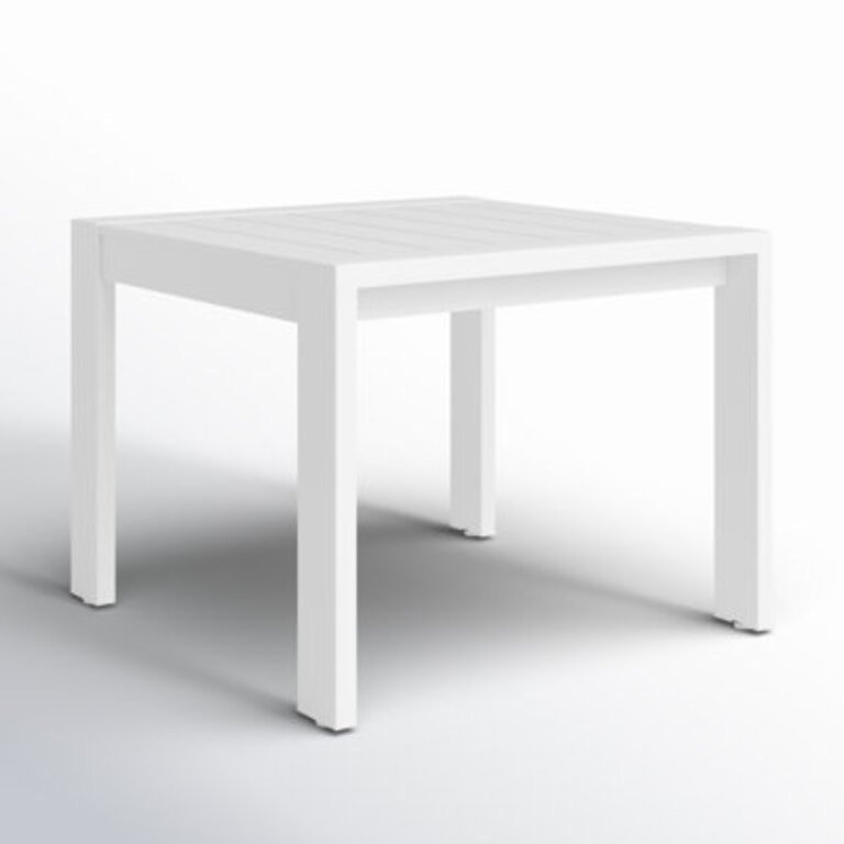 Jayton 22 L x 22 W Outdoor Table Color: White