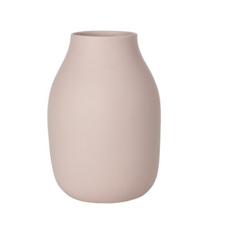 Colora Porcelain Table Vase Color: Rose Dust, Size: 5.91" H x 4.13" W x 4.13" D