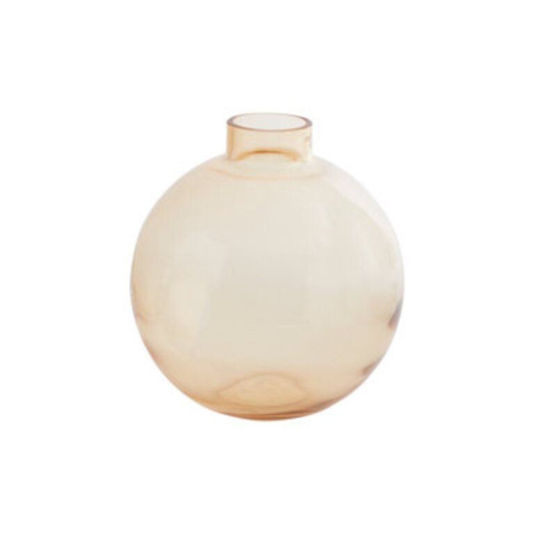 Belly Vase Size: 6.75" H x 6.50" W x 6.50" D