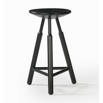 Finial Counter Stool Finish: Black