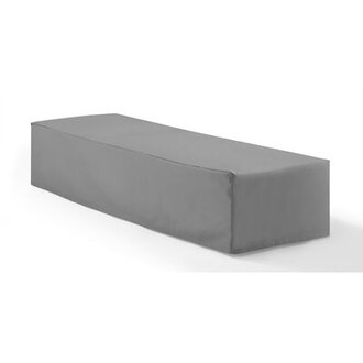 Patio Chaise Lounge Cover Color: Gray