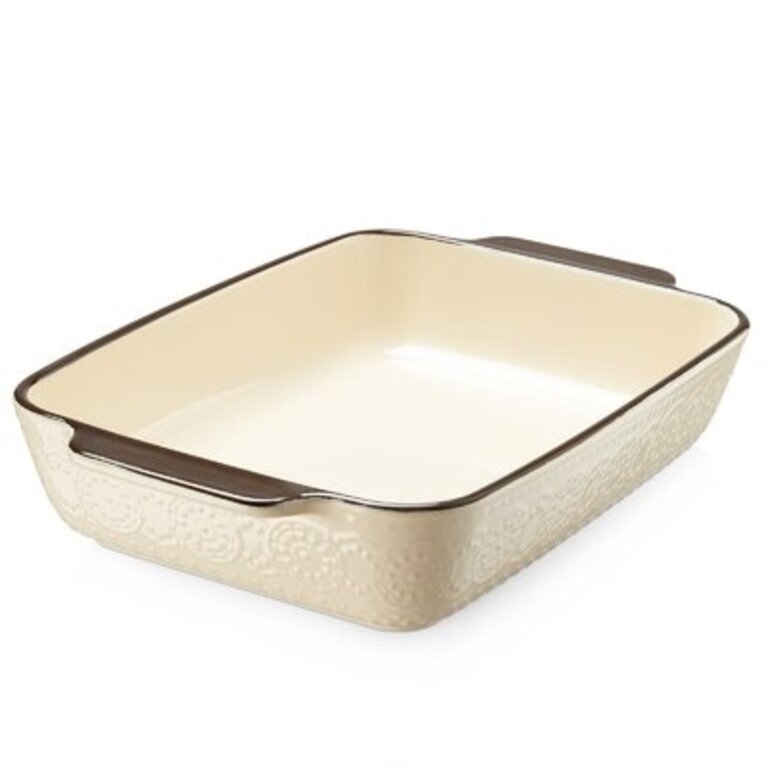 3.4 Qt. Ceramic Rectangular Casserole