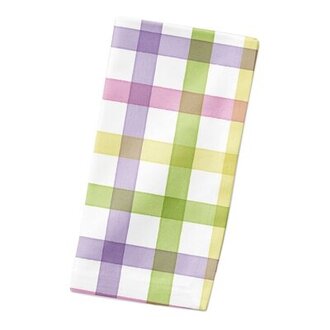 Thoreson Pastel Plaid Napkin