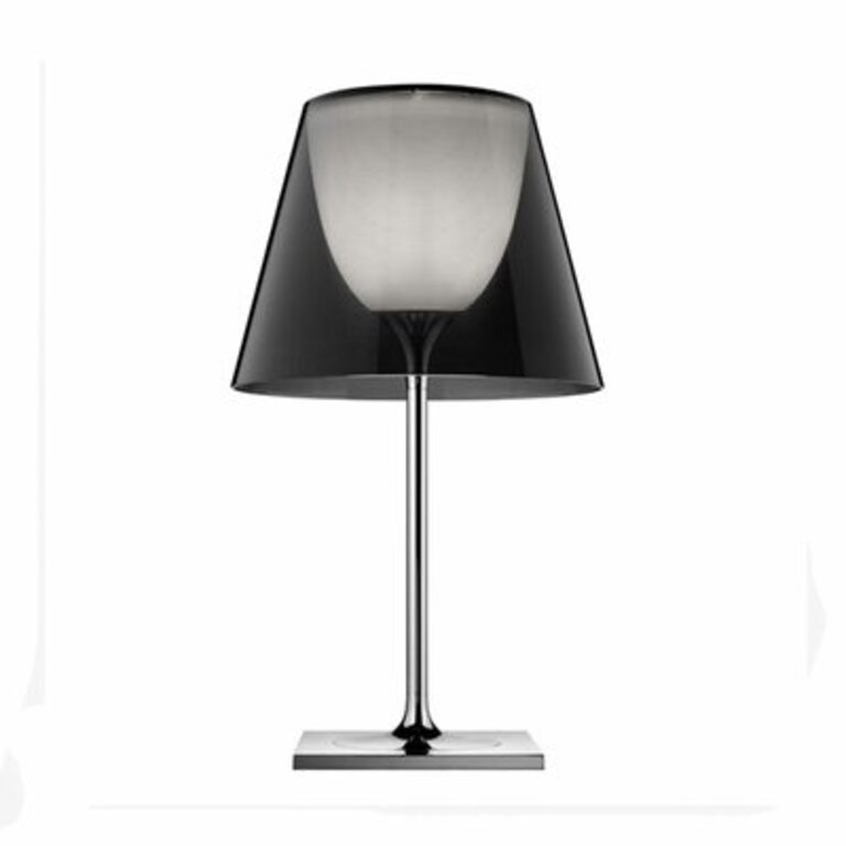 Ktribe Table Lamp by Philippe Starck Model: T2 Dimmer, Shade Color: Fumee