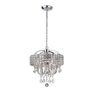 Barkell 4-Light Crystal Chandelier Finish: Chrome