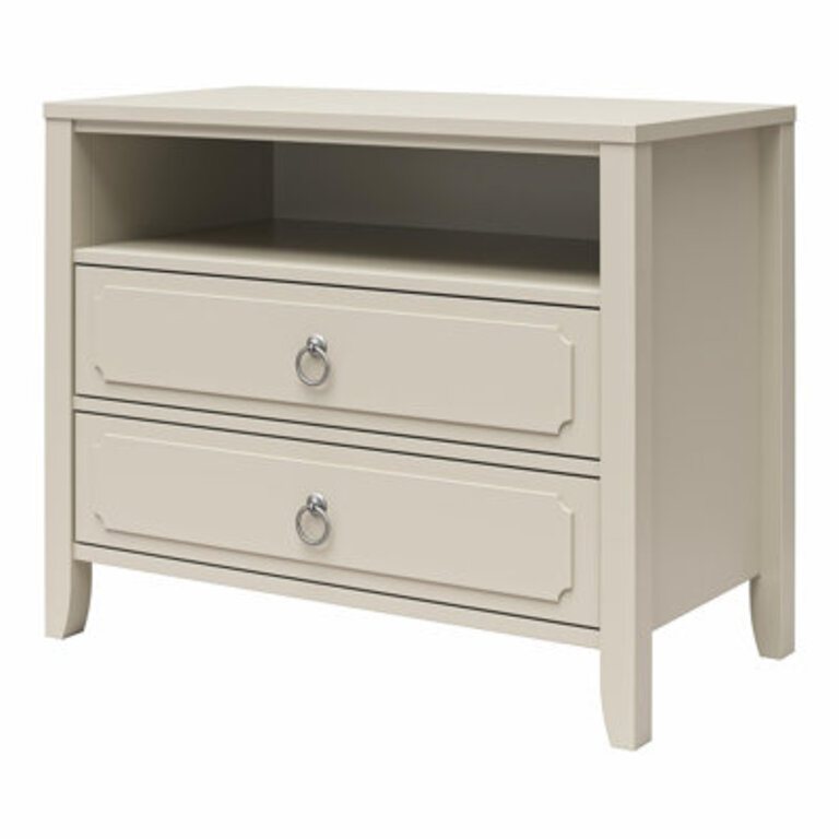 Her Majesty 2 - Drawer Nightstand Color: Soft White