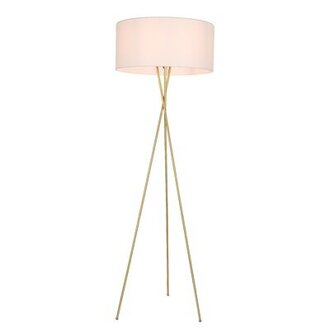 Barfield 66" Tripod Floor Lamp Base Finish: Brass