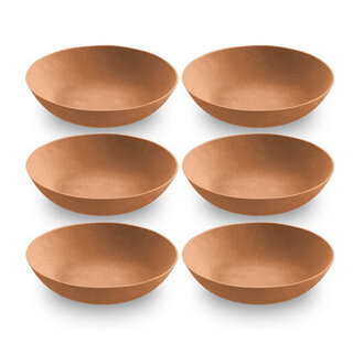 Laya Melamine Pasta Bowl Color: Terra Cotta