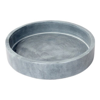 Med. Soapstone Round Tray 8"Dia