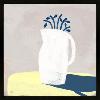 In Full Light By Studiom - Framed Wall Art Format: Black, Size: 30" H x 30" W x 1.25" D