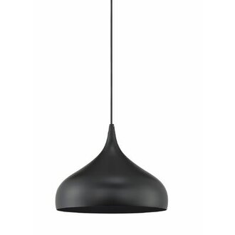 Marselia 1 - Light Single Dome Pendant Finish: Matte Black
