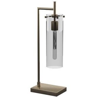 Gilbert Solid Brass Metal Desk Lamp