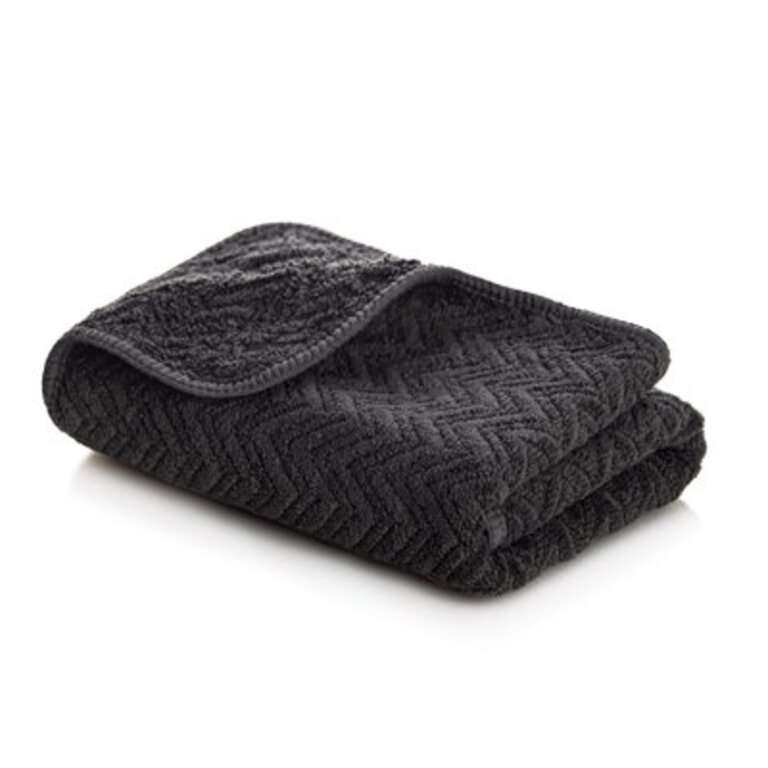 Hamilton 100% Cotton Hand Towel Color: Storm, Towel Size: 12" W x 20" L