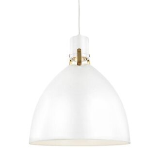 Uma 1 Light Mini Pendant Finish: Flat White, Size: 19.75" H x 16.5" W x 16.5" D