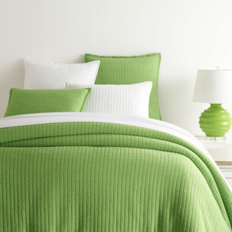 Boyfriend Modern & Contemporary Coverlet/Bedspread Size: Queen Coverlet, Color: Lime