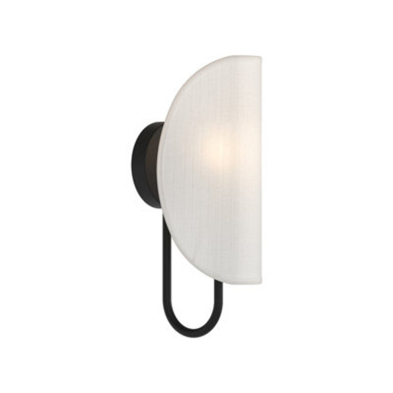 Calline Armed Sconce Finish: Matte Black