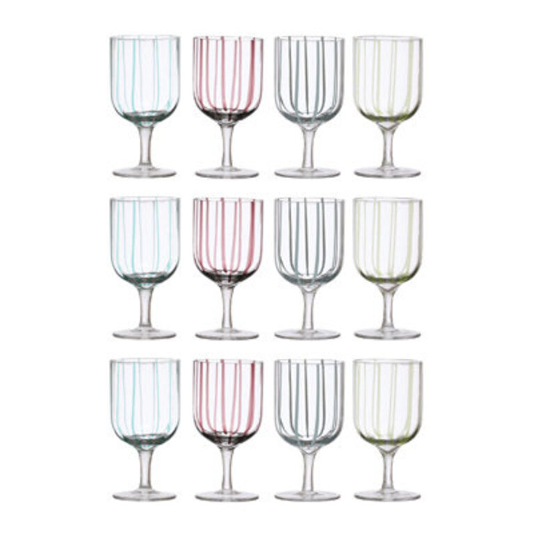 Lilia 12 - Piece 14oz. Red Wine Glass Stemware Set