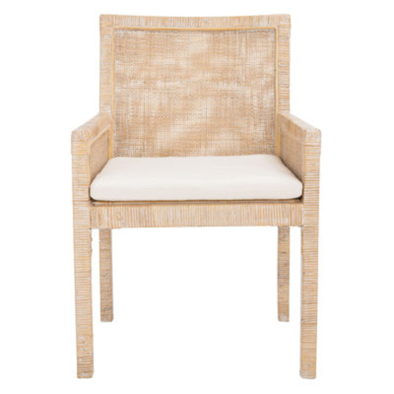 Alissi 22.83" Wide Armchair Leg Color: Oak
