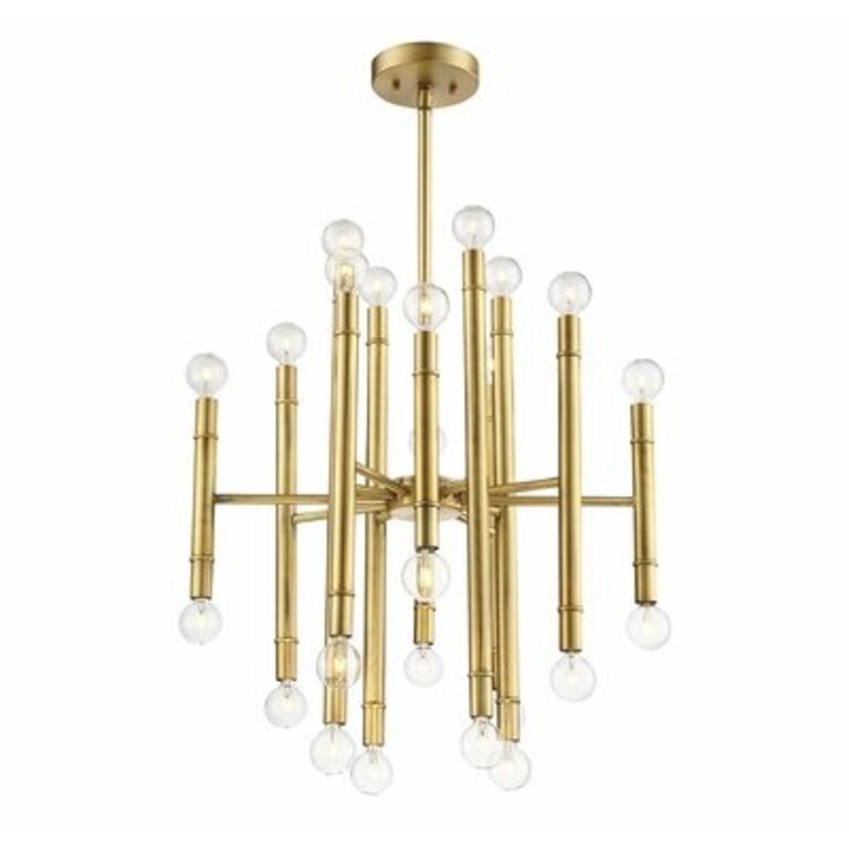 Hammons 24 - Light Sputnik Modern Linear Chandelier