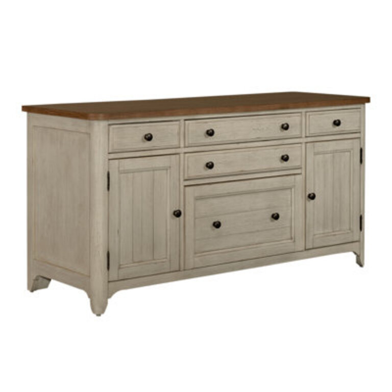 Chico 60" Wide 5 Drawer Credenza