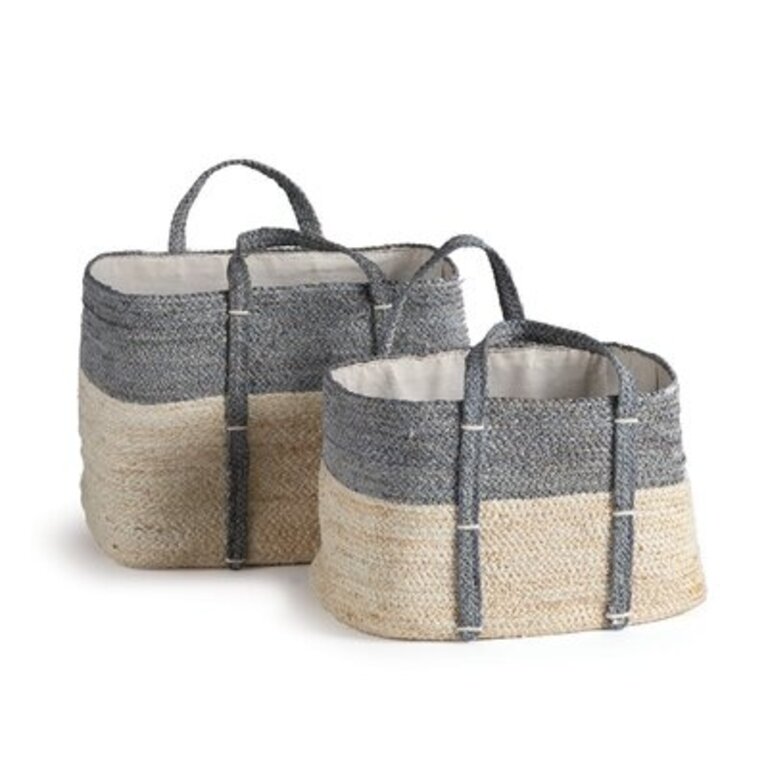 2 Piece Fabric Basket Set