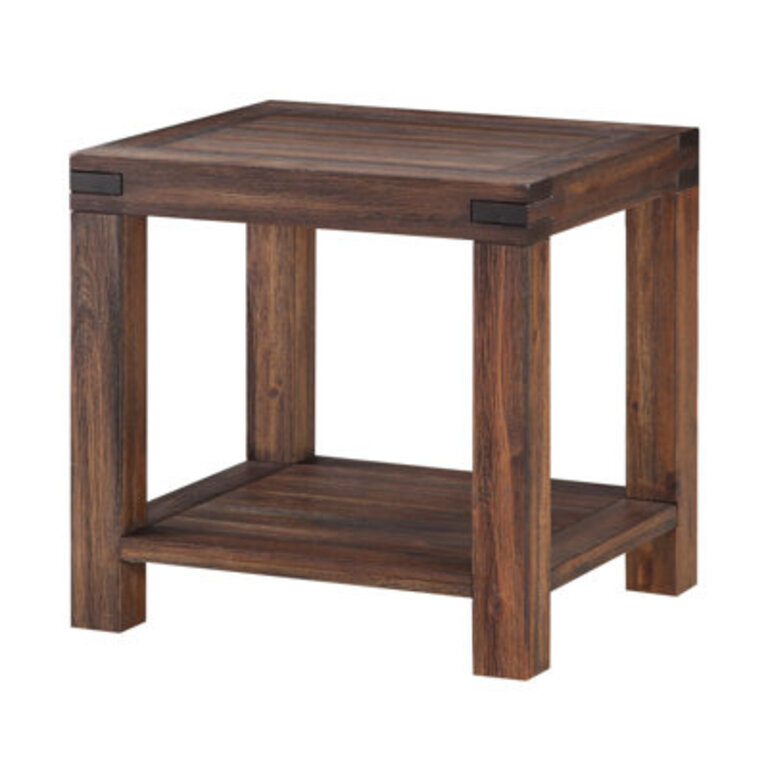 Brondby Solid Wood Rectangular End Table