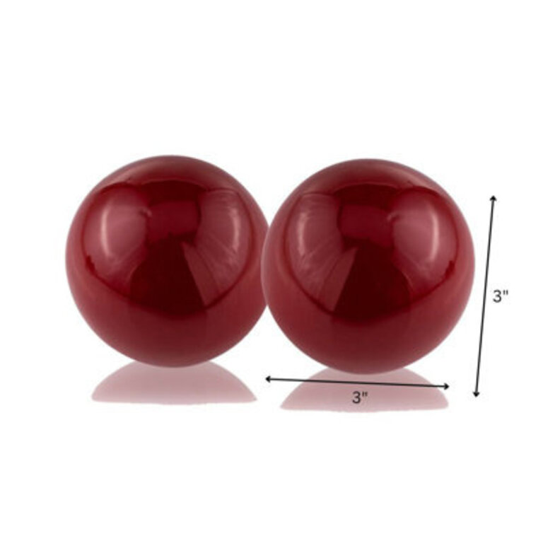 Bola Blanco Sphere/3"D Finish: Red