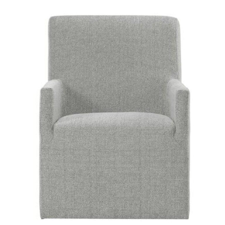 Sinclair Upholstered Arm Chair in Gray