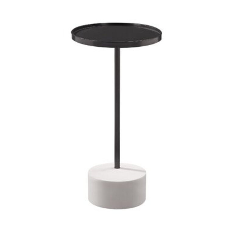 Kolbie Perera Iron Tray Top Pedestal End Table