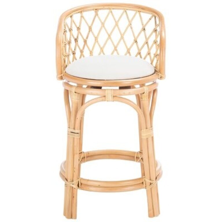 Hodgkins Rattan Counter Stool W/ Cushion